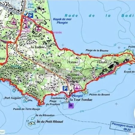 Daire Joli F3 , 4 Pers, Mahana , Plein Pied Sur Jardin , Domaine Prive Criques Et Plages A Pied
