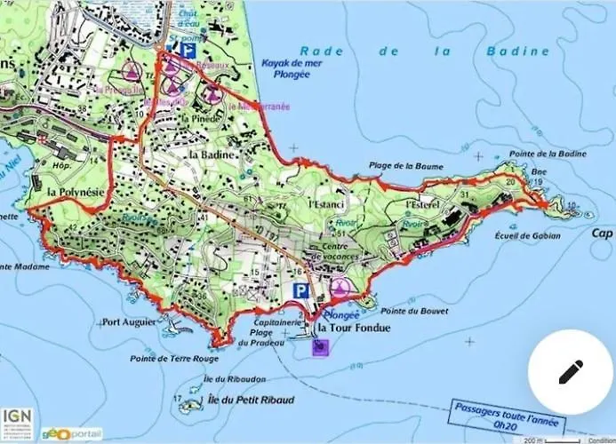 Apartment Joli F3 , 4 Pers, Mahana , Plein Pied Sur Jardin , Domaine Prive Criques Et Plages A Pied